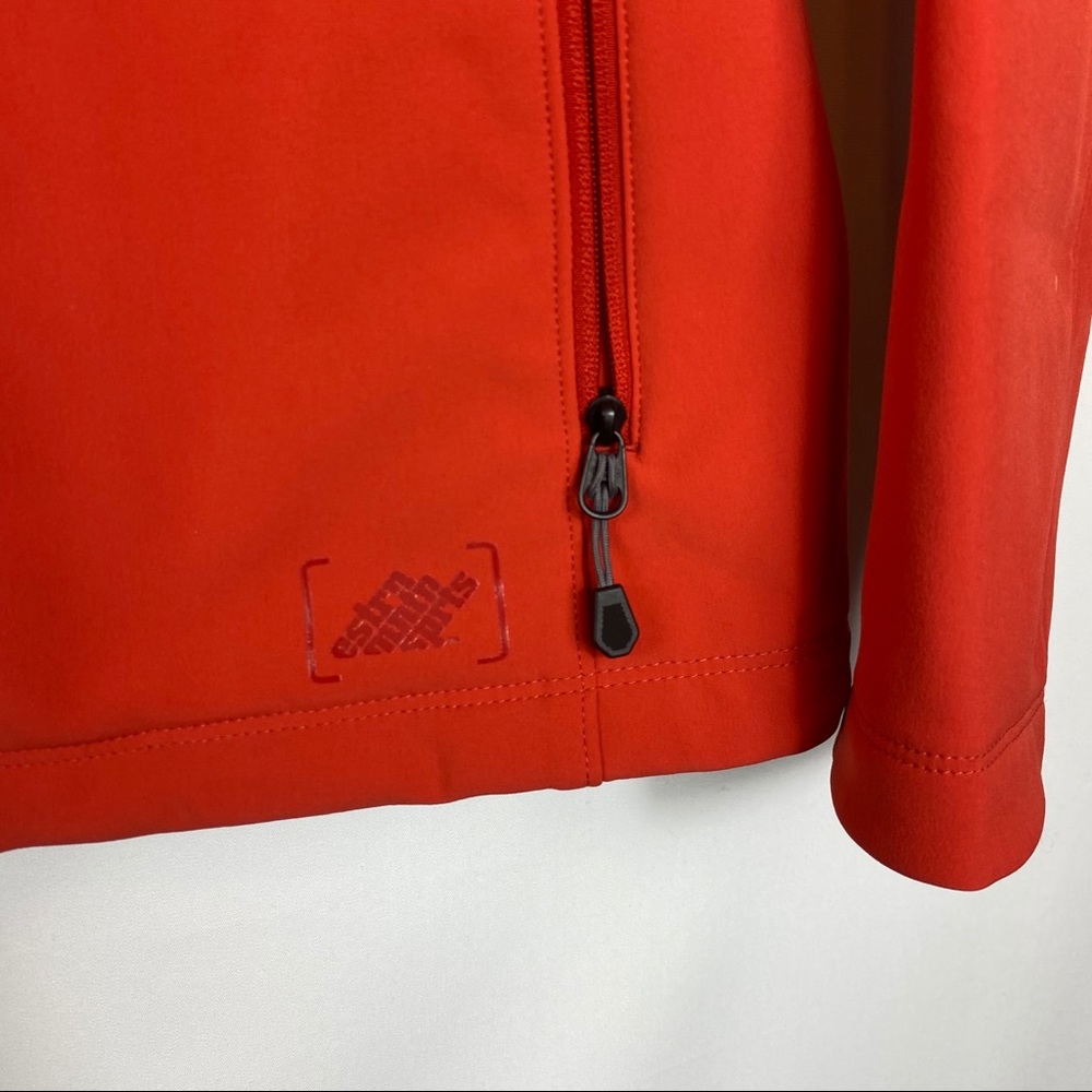 Ems Soft Shell Orange Fleece Jacket Size Xs - image 4